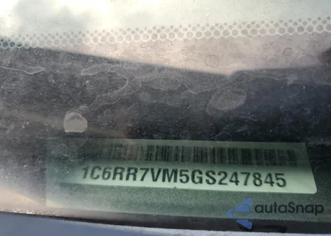 2016 Ram 1500 Laramie from USA, damaged, VIN 1C6RR7VM5GS247845